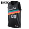 Dres San Antonio Spurs Prilagođeni Nike 2025-26 City Edition Crno Swingman - Dječji
